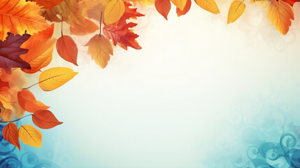 autumn leaves frame
Autumn holiday frame with copy space
