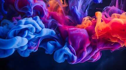 Fototapeta premium abstract background with colored smoke