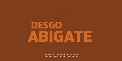 Elegant Font Uppercase Lowercase and Number. Classic Lettering Minimal Fashion Designs. Typography modern Sen serif fonts regular decorative vintage concept. vector illustration © SyedMuhammad
