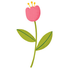 Flower hand drawn clipart