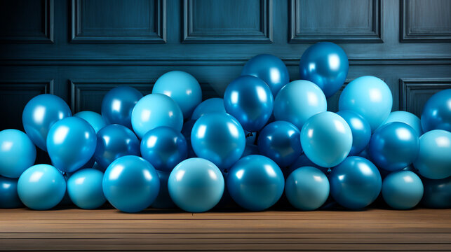 blue and white balls HD 8K wallpaper Stock Photographic Image 