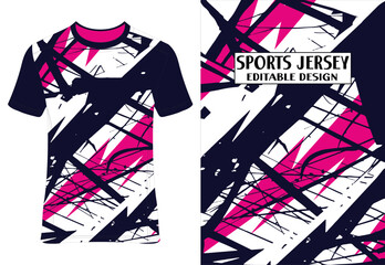 Sublimation Sports Jersey Tee Design | Athletic Apparel | Customizable Print | Performance Wear | Digital Art