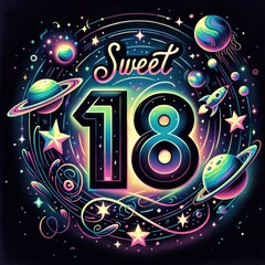 Stellar 18th Birthday Cosmic Bash