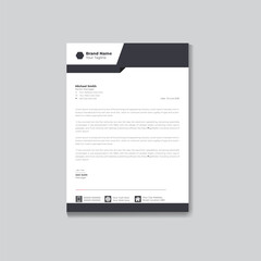 Modern business and corporate letterhead template