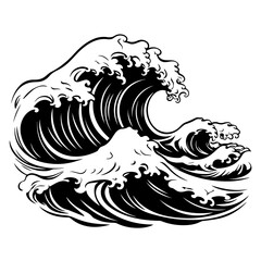 Giant Sea Waves Design