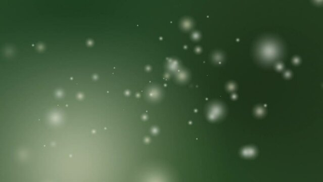 The Christmas light glow and moving on the Christmas green gradien background