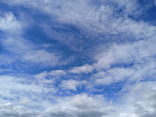 Clouds on the blue sky nature with space background wallpaper
