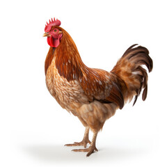Fototapeta premium A Chicken on white background