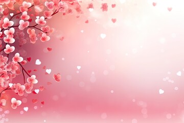 Valentine background Simple and elegant style