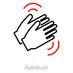 Obraz premium Applause and clap icon concept