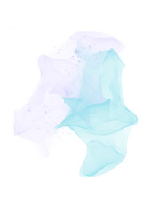 Fototapeta premium Abstract Luxurious Marbling Alcohol Ink Style Decorative Blue Colors Abstract Background 