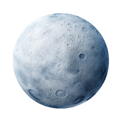 blue moon, isolated, PNG