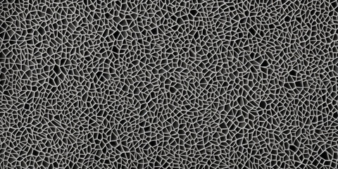 black and white mesh texture background. Generative AI image.