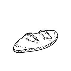 bread breakfast hand drawn