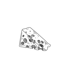 cheese handdrawn 