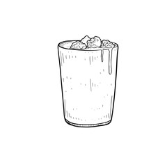 cocktail handdrawn 