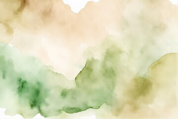 Green yellow ink painting style wallpaper background