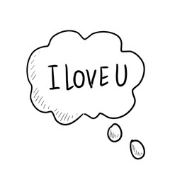 speech bubbles hand drawn