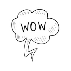 speech bubbles hand drawn