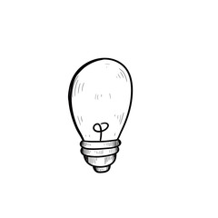 lamp handdrawn illustration
