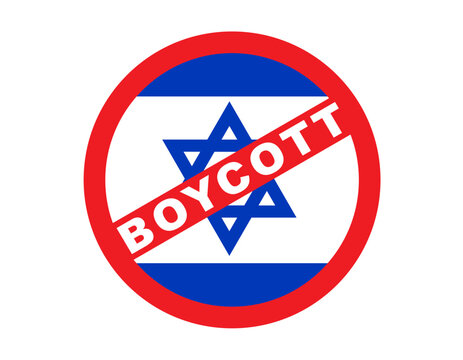 Illustration Vector Graphic of Boycott Israel Perfect for Protest Banner Design etc