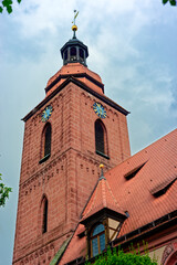 Fototapeta premium beautiful summer day in Zirndorf