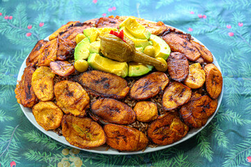 Imperial rice, a dish from the Cuban cuisine