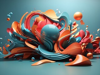 Colorful abstract painting background. Liquid marbling paint background. Fluid painting abstract texture. Intensive colorful mix of acrylic vibrant colors.