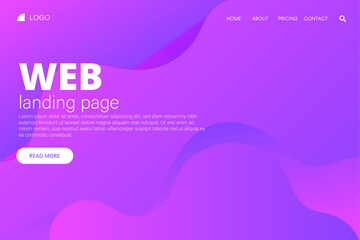 Pink background with lines, Pink background with hearts, Pin banner, Landing page