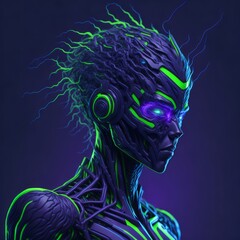 human and robot combination into one design .