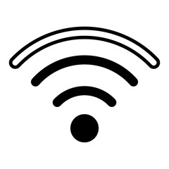 Wifi icon vector design template illustrator on transparent background