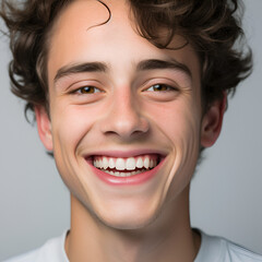 Fototapeta premium portrait of a smiling person