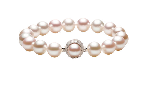 Pearl Jewelry On Isolated Background
