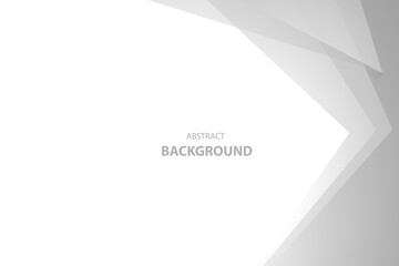 White and gray arrow color abstract background. Vector illustration