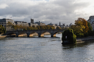 Pont Neuf, Bridge in Paris at sunrise, France