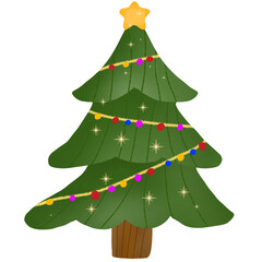 green christmas tree