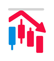 Resistance line vector icon illustration