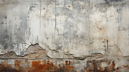 An aged concrete surface displaying irregular rain