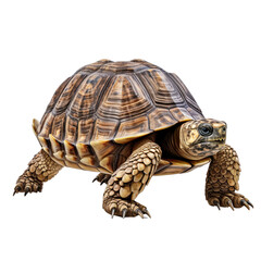 Obraz premium Tortoise Isolated on Transparent or White Background, PNG