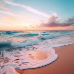 Afro-Caribbean Sunset: Serene Maritime Waves