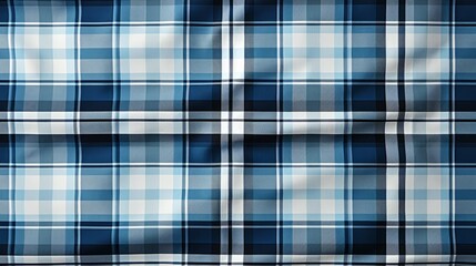 Blue and white lumberjack plaid print with a seamles