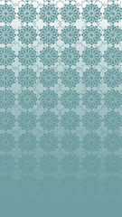 Arabic pattern with snowflakes