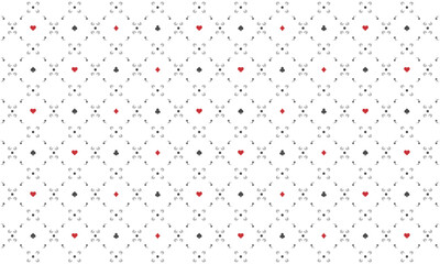 Background for Poker or Casino. Vector template for your design.
