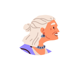 Elderly people vector illustration. The metaphor elderly people symbolizes collective wisdom and knowledge aging population Old age is stage in life characterized by its own unique character