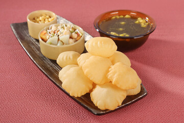 Bombay Sindhi Panipuri or Gol Gappa Chaat