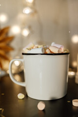 cup of coffee with chocolate