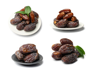 Big Dates Isolated. Date Palm Fruits