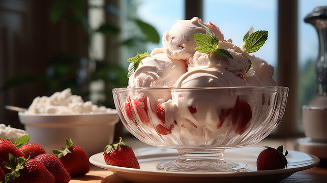 chocolate ice cream HD 8K wallpaper Stock Photographic Image 