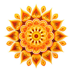 abstract sun flower, Beautiful Hindu Mandala, Flower Rangoli Images