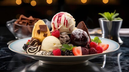 ice cream dessert